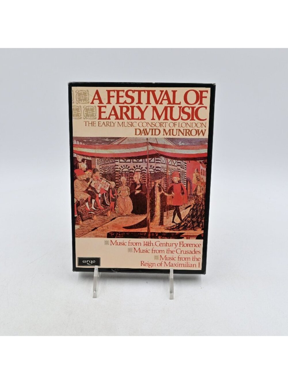 A Festival Of Early Music David Munrow 3 Cassette Box Set with Booklet
